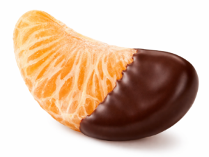 Orange Clémentine Mandarine Séché avec Chocolat